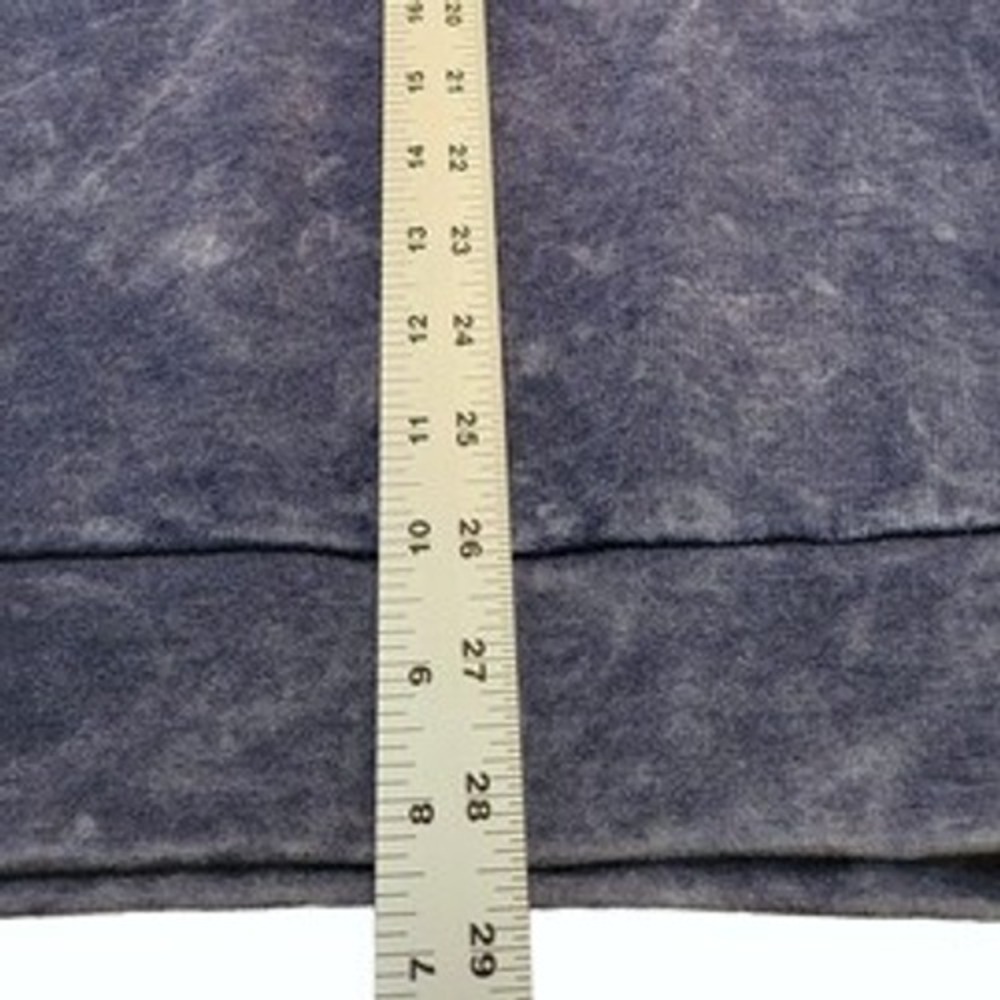 C&C California Men's L Blue Acid Wash Henley Graphic Hoodie Sun Wave Surf Beach‎ - Picture 7 of 7